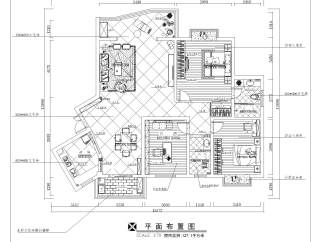 现代三室两厅CAD装修图含效果图套图，三室两厅CAD建筑图纸下载