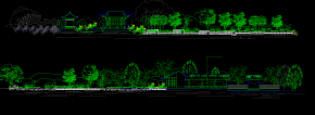 原创度假村旅游区景观规划CAD总平面图，景观规划CAD图纸下载