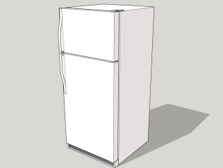 冰箱SU模型，冰箱 sketchup模型下载