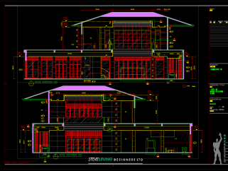 沪亭1号售楼处装修CAD施工图，售楼处CAD施工图纸下载