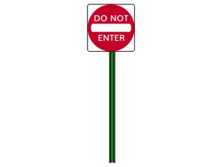 现代禁止标志道路交通标志牌su模型下载、禁止标志道路交通标志牌草图大师模型下载