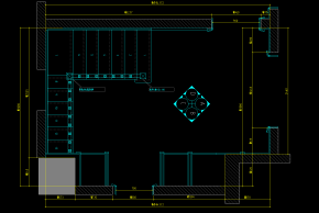 最新展厅设计CAD设计图纸，展厅cad平面布置图下载