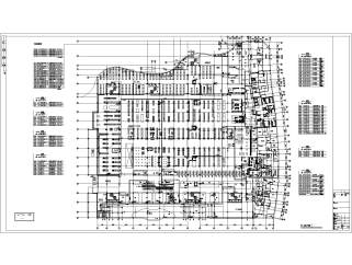 大型超市电气平面图CAD图纸下载,购物中心dwg文件分享