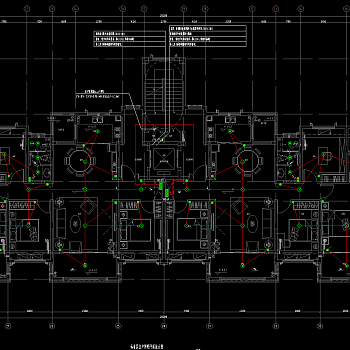 [安徽]20栋楼大型住宅小区全套水电图纸，电气CAD施工图纸下载