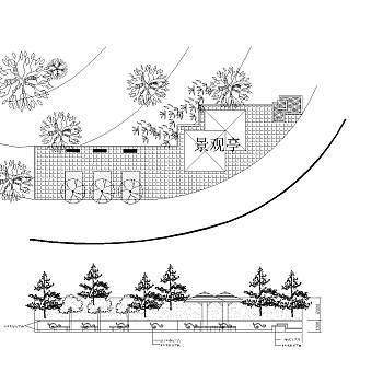 景观亭施工详图免费下载