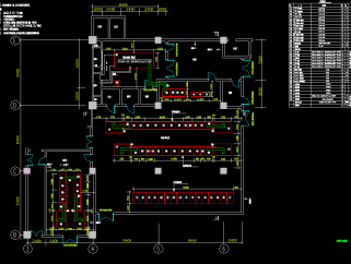 某大型商场10KV变电所电气设计CAD施工图，商场电气CAD图纸下载