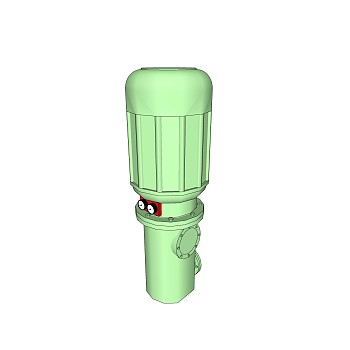现代水泵草图大师模型下载，水泵sketchup模型