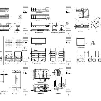 男装上海专卖店CAD施工图及实景套图，专卖店CAD建筑图纸下载