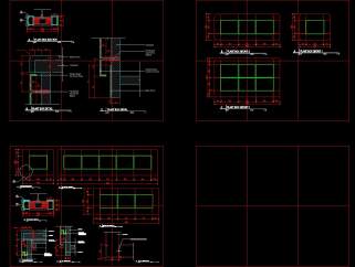 现代办公室效果图CAD施工图机电图，CAD建筑图纸免费下载