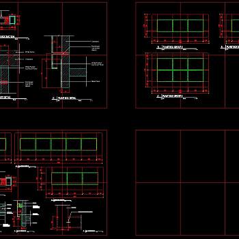 现代办公室效果图CAD施工图机电图，CAD建筑图纸免费下载