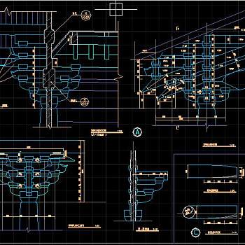 寺庙CAD施工图，寺庙CAD建筑图纸下载