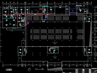 综合楼大型地源热泵系统设计cad施工图，综合楼地源热泵系统设计图纸下载