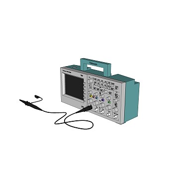 现代泰克示波器su模型下载，示波器草图大师模型