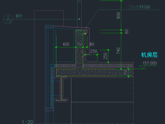最新屋面节点CAD施工图，屋面节点CAD建筑图纸下载