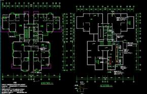 一栋28层框剪结构住宅楼电气设计CAD施工图，住宅楼电气设计CAD施工图下载