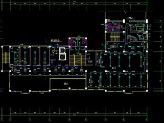 小高层综合楼建筑中央空调工程系统设计施工图，空调CAD设计图纸下载