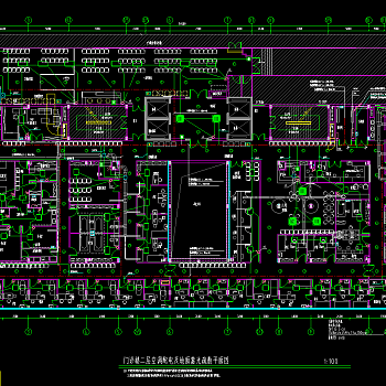 福建省立医院门诊楼电气施工图，医院门诊楼电气CAD施工图纸下