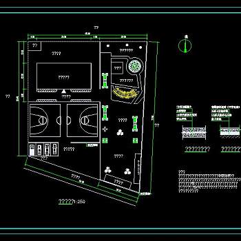 广场花架亭铁艺围墙CAD施工图，围棋CAD建筑图纸下载