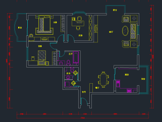 全套林苑CAD施工图，家居CAD施工图纸下载