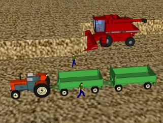 现代农业机械设备草图大师模型，农用机械sketchup模型下载