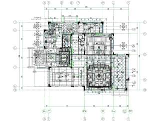 广东意式风格三层别墅施CAD施工图下载