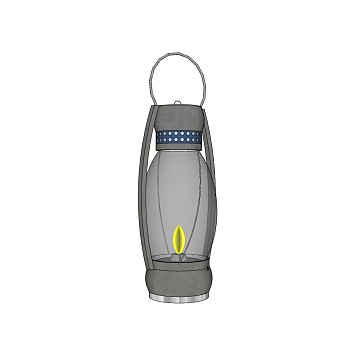 工业风马灯草图大师模型，马灯sketchup模型