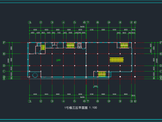 某综合楼方案图CAD施工图纸，办公空间CDA施工图纸下载