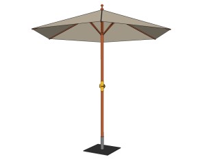 现代遮阳伞su模型下载、遮阳伞草图大师模型下载