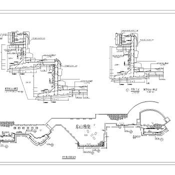 雕塑水池结构详图CAD图纸下载