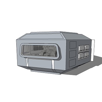 现代宇航员草图大师模型，宇航员sketchup模型