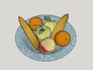水果组合草图大师模型，水果sketchup模型下载