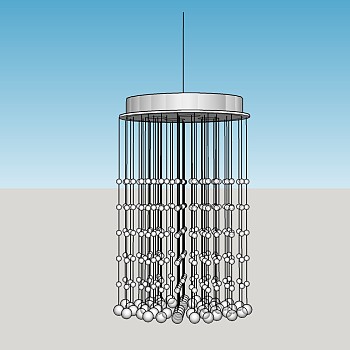 北欧吊灯草图大师模型，吊灯skp模型下载