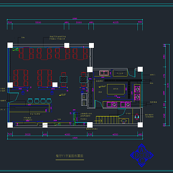 特色西餐厅CAD建筑图，西餐厅CAD图纸下载