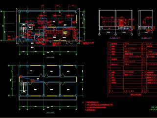 某地区市政泵房设计cad电气施工图，市政泵房电气CAD图纸下载