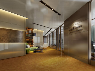 现代大型办公室CAD施工图，办公楼cad图纸下载