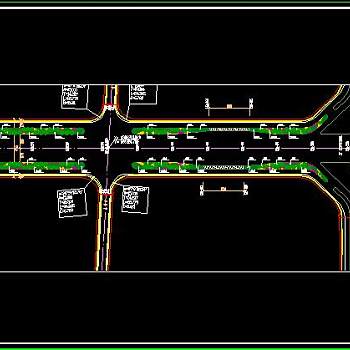 道路设计规划方案，道路CAD规划设计图