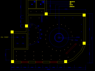 广场咖啡馆CAD设计装修方案图，cad施工图纸