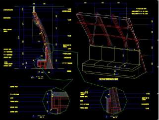 现代展厅CAD图纸，现代展厅CAD施工图下载