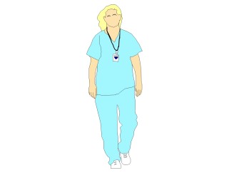 医护人员su模型，医护人员sketchup模型，医护人员草图大师素材下载