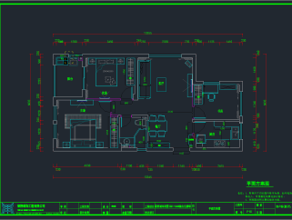 星洲城市现代客餐厅卧室CAD施工图，现代客餐厅CAD施工图纸下载