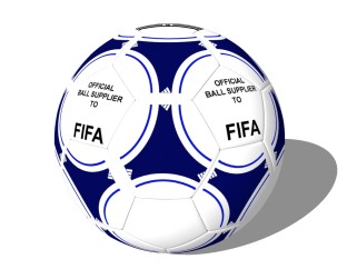足球草图大师模型，足球su模型下载