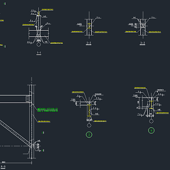 最新拼接节点CAD施工图，拼接节点CAD建筑图纸下载