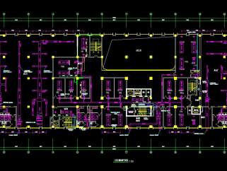 某综合楼空调设计CAD施工图，综合楼空调建筑CAD图纸下载