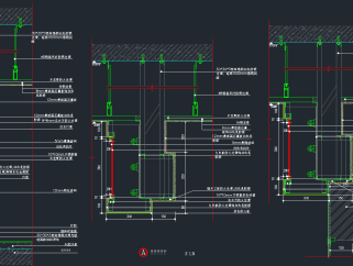 原创新中式天花吊顶玻璃CAD图库，天花吊顶玻璃CAD建筑图纸下载
