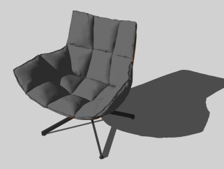 现代休闲椅草图大师模型，椅子sketchup模型