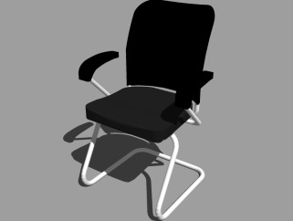 现代单椅草图大师模型，单椅，椅子sketchup模型