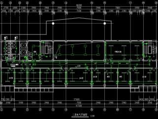 现代办公楼电气CAD施工图，现代办公楼电气CAD图纸下载