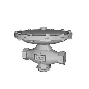 现代蒸汽减压阀草图大师模型，蒸汽减压阀sketchup模型下载