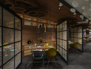 特色咖啡厅CAD施工图，咖啡厅CAD建筑图纸下载