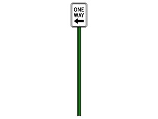 现代英语向左行使道路交通标志牌su模型下载、英语向左行使道路交通标志牌草图大师模型下载